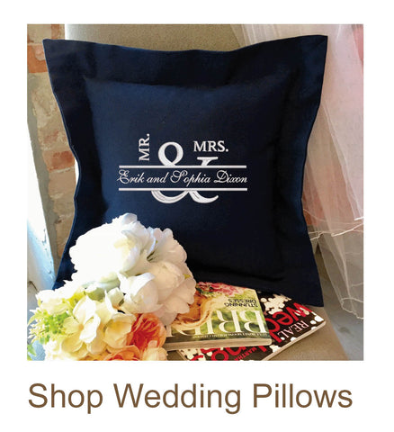 Wedding Pillows Collection | Best-Selling Wedding Gifts