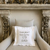 DAD Seat Reserved Pillow