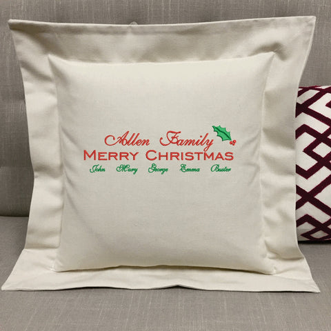 Christmas Family Pillow