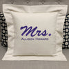 Personalized Mrs. Pillow gift | Forever Pillows
