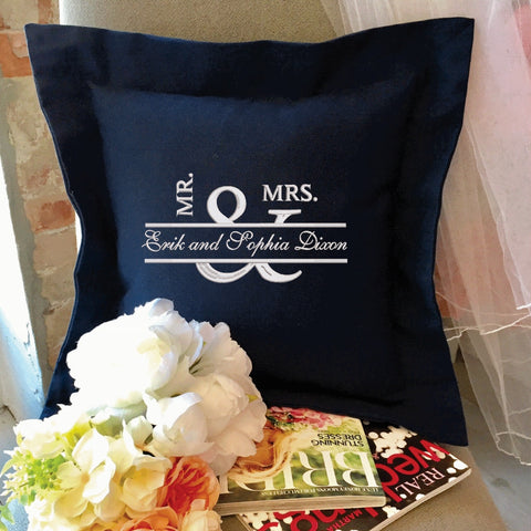 Wedding Mr. & Mrs. Style Pillow