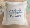 Wedding Date Romance Pillow