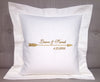Custom design forever pillows gift wedding arrow