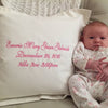 Forever Pillows New Baby Script Embroidered Pillow Gift