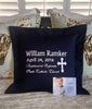Baptism Confirmation Custom Pillow gift Forever Pillows Embroidered